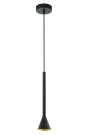   
                        
                        Люстра EGLO (Австрія) 14855    
                         у стилі Лофт.  
                        Тип джерела світла: світлодіодна лампа, змінна.                         Форма: Коло.                         Кольори плафонів і підвісок: Чорний, Золото.                         Матеріал: Сталь.                          фото 1