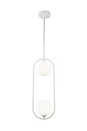   
                        
                        Люстра MAYTONI (Німеччина) 17065    
                         у стилі Хай-тек.  
                        Тип джерела світла: світлодіодна лампа, змінна.                         Форма: Коло, Овал.                         Кольори плафонів і підвісок: Білий.                         Матеріал: Скло.                          фото 1