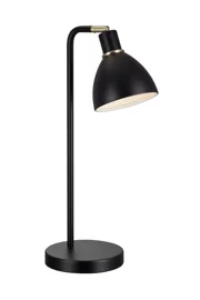   
                        
                        Настольная лампа NORDLUX (Дания) 20242    
                         в стиле Лофт.  
                        Тип источника света: светодиодная лампа, сменная.                                                 Цвета плафонов и подвесок: Черный.                         Материал: Металл.                          фото 1