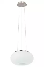   
                        
                        Люстра EGLO (Австрія) 33325    
                         у стилі Модерн, Скандинавський.  
                        Тип джерела світла: світлодіодна лампа, змінна.                         Форма: Куля.                         Кольори плафонів і підвісок: Білий.                         Матеріал: Скло.                          фото 1